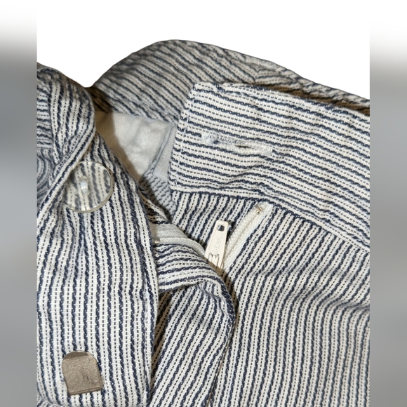 90s Y2K Kathy Ireland Pinstripe Crop Pants - Size 10 - Picture 3 of 9